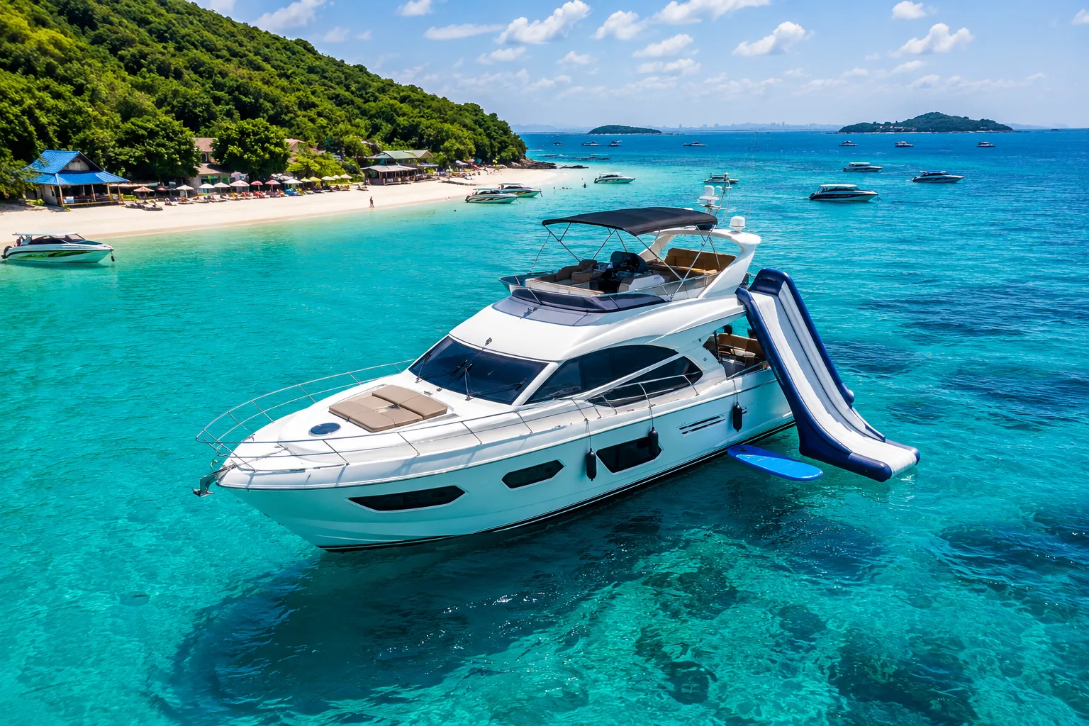 Example image of a Pattaya private yacht tour near Koh Larn